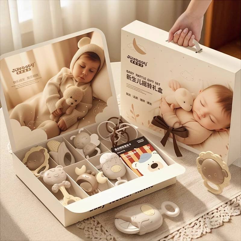 Newborn Baby Rattle Gift Set-1
