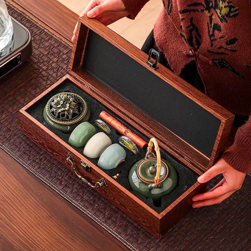 Guochao City Cultural and Creative Tea Set Gift